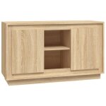 Buffet bas - - chêne sonoma - 102x35x60 cm - 6 compartiments - bois dingénierie Buffet bas - - chêne sonoma - 102x35x60 cm - 6 compartiments - bois dingénierie