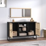 Buffet bas - estink - st5670 - bois dingnierie - noir - 105x30x65 cm