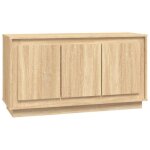 Buffet bas - estink - st5670 - chne sonoma - bois dingnierie - 2 portes - 102x35x55 cm