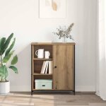 Buffet en bois ding�nierie - wiens - ch�ne artisanal - 70x30x80 cm - porte � charni�res - style scandinave ...