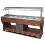 Buffet central r�frig�r� professionnel - 6 gn 1 / 1 - mastro