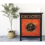 Commode armoire de chambre chinoise buffet vintage oriental asiatique shabby - chic *