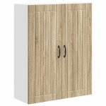 En solde buffet de cuisine( 1 pc) meuble bas / armoire rangement ch�ne sonoma 80x31x100 cm a1882