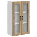 En solde buffet de cuisine( 1 pc) meuble bas / armoire rangement avec porte ch�ne artisanal 60x31x100 ...