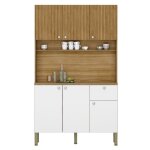 Buffet de cuisine 6 portes 1 tiroir chêne et blanc 7 niches l 111 h 185 p 39. 3 cm - l 111 x l 39. 3 ... Buffet de cuisine 6 portes 1 tiroir chêne et blanc 7 niches l 111 h 185 p 39. 3 cm - l 111 x l 39. 3 ...