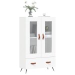 Buffet haut - cuque - a828268 - bois dingénierie - métal - 2 portes - 695x31x115 cm Buffet haut - cuque - a828268 - bois dingénierie - métal - 2 portes - 695x31x115 cm