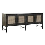 Buffet - marron - bois de manguier - 155x40x615 cm - rangement pratique - buffet bas Buffet - marron - bois de manguier - 155x40x615 cm - rangement pratique - buffet bas
