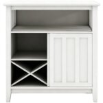 Buffet multifonction mdf laqu� moderne beaucoup de rangement salon salle � manger bureau 80x40x82cm blanc ...