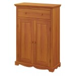 Buffet le parisien charme pin miel 2 portes 1 tiroir - l 94 x l 42 x h 134 cm