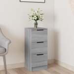 Buffet sonoma gris 30x30x70 cm bois d'ingénierie Buffet sonoma gris 30x30x70 cm bois d'ingénierie