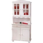 Inter link buffet valencia blanc bois massif