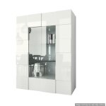 Buffet - vitrine london blanc