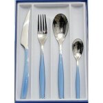 Bugatti menagere 24 pieces glamour bleu clair