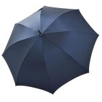 Bugatti parapluie canne bleu pour femme et homme - buddy long uni navy 79522
