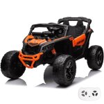 Can - am maverick r buggy �lectrique 12v - orange - 1 � 6 ans - licence officielle - 4x4 - pneus eva
