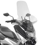 Bulle givi yamaha n - max 125 - blanc transparent