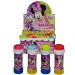 Bulle de savon - disney minnie - lot de 5 - contenance 60ml - jeu de patience inclus