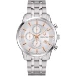 Montre - bulova - 96b411 - quartz - acier inoxydable - 41 mm - argent�