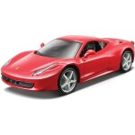 Burago voiture miniature ferrari en m�tal 458 italia � l�chelle 1 / 24�me