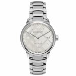 Burberry bu10004 montre classique pour homme classique en acier inoxydable beige argent métallique Burberry bu10004 montre classique pour homme classique en acier inoxydable beige argent métallique
