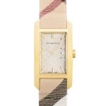 Montre femme - burberry - bu9509 - quartz - cuir - dor - 26 mm