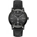 Burberry city homme 42mm bracelet cuir noir quartz analogique montre bu9906 Burberry city homme 42mm bracelet cuir noir quartz analogique montre bu9906