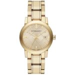 Montre - burberry - bu9134 - dial champagne - or - femme