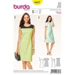 Burda b6627 patron de couture robe papier blanc 19 x 13 x 1 cm