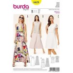 Burda b6628 patron de couture robe papier blanc 19 x 13 x 1 cm