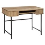 Bureau 2 portes & 2 tagres  colva  105cm beige