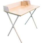 Bureau - home deco factory - brice - �pur� - industriel - blanc