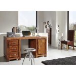 Bureau - bois massif de palissandre laqu� - metro life #119