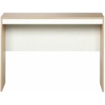 Bureau chne et blanc 106 cm - caemmum - bureaux - bureau