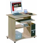 Bureau - ch�ne de sonoma - 80 x 50 x 75 cm - bois - marron - droit