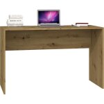 Plus bureau contemporain 120x76x50 cm plateau large et confortable table ordinateur design moderne & ...