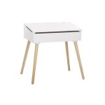 Bureau - eazy living - masson - blanc - droit - style classique intemporel Bureau - eazy living - masson - blanc - droit - style classique intemporel