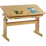 Bureau enfant écolier junior olivia table à dessin réglable en hauteur et pupitre inclinable avec 2 tiroirs ... Bureau enfant écolier junior olivia table à dessin réglable en hauteur et pupitre inclinable avec 2 tiroirs ...