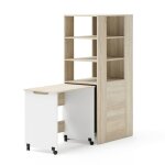 Bureau avec �tag�re samoa / fuji ? syst�me de meubles id�al pour petit espace studio et chambre ado