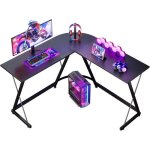 Bureau gaming angle 120x120 cm - table en l stable et �conomique - pour jeux bureau maison et �tudes ...