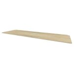 Bureau pour lit mezzanine - abc meubles - brut - longueur 200 - bois massif - aspect bois