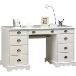 Bureau ministre blanc de style anglais