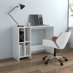 Bureau dordinateur portable - blanc - brillant - 1025x35x75 cm