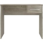 Bureau petit tiroir chêne - mélaminé chêne - 90 x 50 x 74 cm Bureau petit tiroir chêne - mélaminé chêne - 90 x 50 x 74 cm