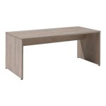 Bureau professionnel yukon ? 140 cm chne brut ? design robuste et lgant