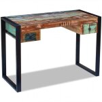 Bureau table meuble travail informatique bois de r�cup�ration massif 0502082