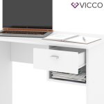 Vicco bureau colin blanc 90 x 50 cm