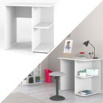 Vicco bureau simple blanc 82 x 60 cm