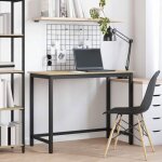 Bureau - vidaxl - vidaxl - ch�ne sonoma - hauteur ajustable - 80 x 50 x 765 cm