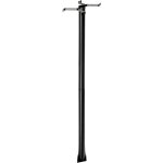 Support de bote aux lettres - burg - wchter - us - mailbox 893 s - hauteur 1500 mm -  30 mm - noir ...