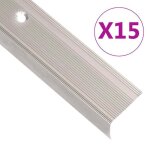 Burke@ argent nez de marche forme en l 15 pcs aluminium 100 cm champagne 1. 92 kg haute qualit� a1296 ...